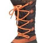 ILSE JACOBSEN Schneestiefel mit Schnürsenkel COSY24, Damen Snowboots, Grün (Army 41), EU 37/38