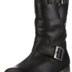 Buffalo London 13980F WASHED LEATHER 120123, Damen Schneestiefel, Schwarz (BLACK 01), EU 40