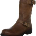 billi bi Copenhagen 1920075, Damen Bikerboots, Braun (camel west 75), EU 38