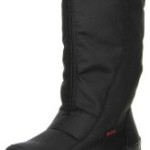 KIMBERTEX Damen Winterstiefel Snowboots schwarz, Größe:39;Farbe:Schwarz
