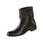 Design Stiefelette von Manas Leder in schwarz Gr. 37
