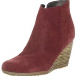 ESPRIT Tayla Wedge Bootie H10480, Damen Fashion Halbstiefel & Stiefeletten, Rot (bordeaux mouline 619), EU 36