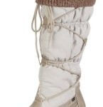 Rieker 97553-60, Damen Snowboots, Weiss (muschel/sportweiss/hellbraun 60), EU 41