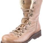 cashott Schnürbootie 7071, Damen Stiefel, Grau (taupe 134), EU 36