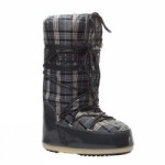 Tecnica Moon Boot Tartan – Schneeschuhe, Color:Pt Grey (002);Größe:39/41 (=39/40/41)