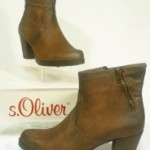 s.Oliver TREND Leder Stiefelette braun Gr. 41