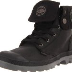 Palladium BAGGY LT LEA ZIP 92905-058-M, Damen Stiefel, Schwarz (BLACK EMBOSS/METAL), EU 42 (UK 8)