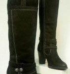 Tamaris TREND Leder Stiefel schwarz Gr. 37