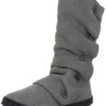 Blowfish Rammed FURR leather BF2487SH-L AU12, Damen Boots, Grau (grey cow suede BF229), EU 39