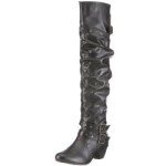 Buffalo Girl 110384 237451 VIP 8848 BLACK 01, Damen Stiefel, Schwarz (BLACK 01), EU 41