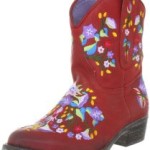 Apple of Eden LILI R 134 – 1, Damen Fashion Stiefel, Rot (Red), EU 39