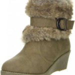 ConWay Damen Winterstiefeletten Snowboots beige, Größe:38;Farbe:Beige