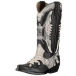 Kentucky Western 1325-01, Damen Stiefel, schwarz/hell, (negro, marmol), EU 41
