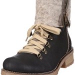 Rieker Swetlana /P Z0463-01, Damen Stiefel, Schwarz (schwarz/brasil/beige 01), EU 39