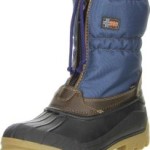 Vista Canada POLAR Winterstiefel Snowboots mit herausnehmbarem Thermo-TEX Innenschuh , Doppelgröße:41/42;Farbe:Blau