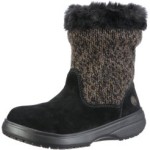 crocs Cozycrocs Bootie 11524, Damen Stiefel, Grau (Charcoal/Black bzw. Char/Blk 082), EU 39/40 (US W9)