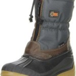 Vista Canada Polar Kinder Winterstiefel SnowbootsThermo-TEX Innenschuhe grau, Doppelgröße:27/28;Farbe:Grau
