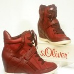 s.Oliver Keil Boots Stiefelette bordeaux Gr. 40