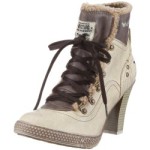 Mustang 1038502/410, Damen Fashion Halbstiefel & Stiefeletten, Elfenbein (Creme 410), EU 41