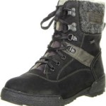 KLONDIKE Damen Winterstiefel schwarz, Größe:39;Farbe:Schwarz