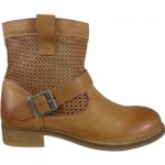 Seaside Sommer Boots Leder Stiefel Halbstiefel Stiefeletten #1990011, Schuhgröße:38;Farbe:Braun