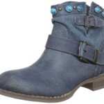 Mustang 3094-501-830  Damen Stiefel, Blau (indigo 830), EU 40